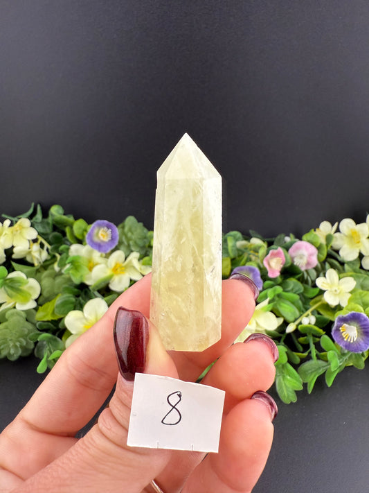 Small Lemon Quartz Towers