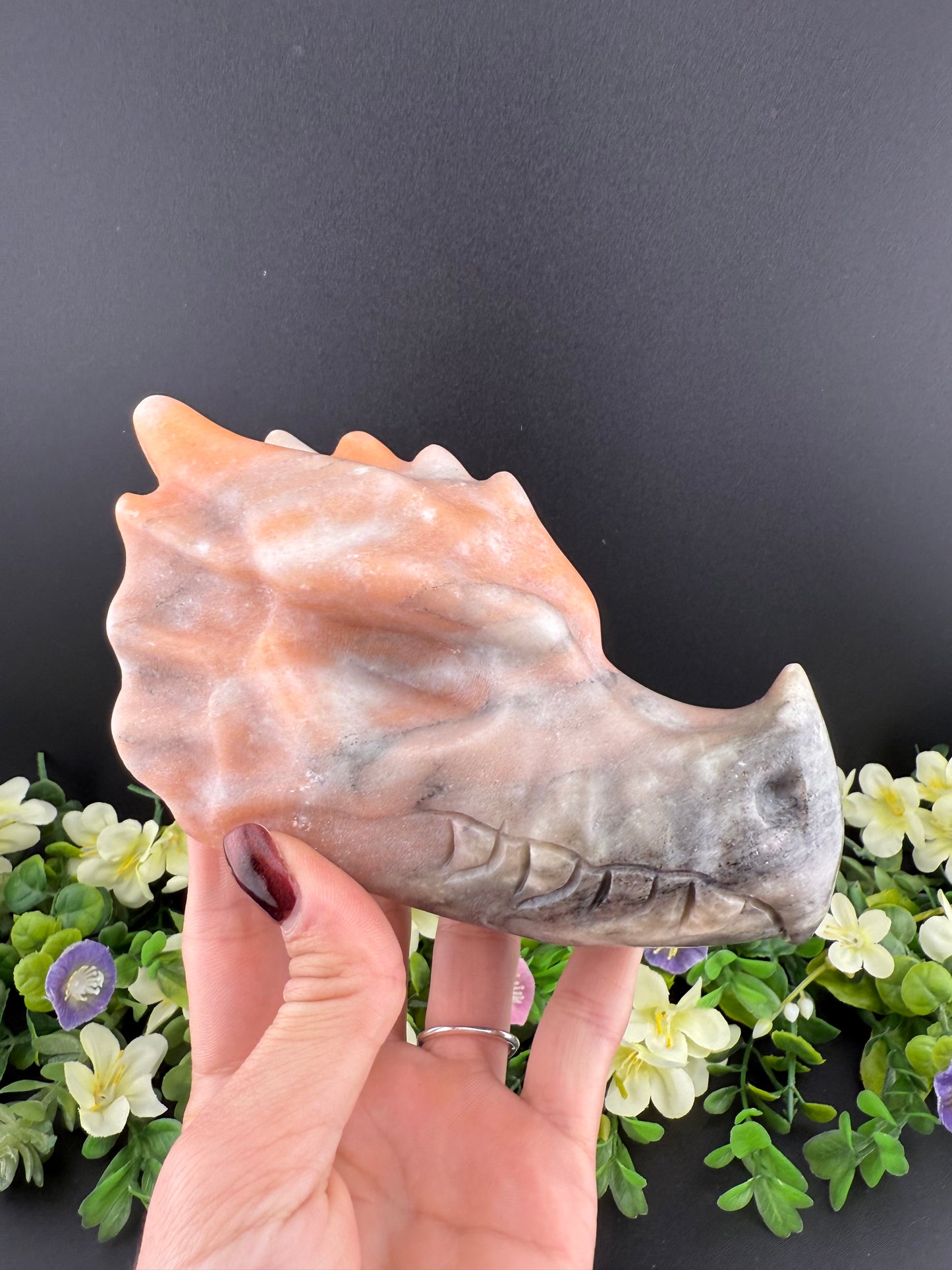 Big Calcite Dragon Head