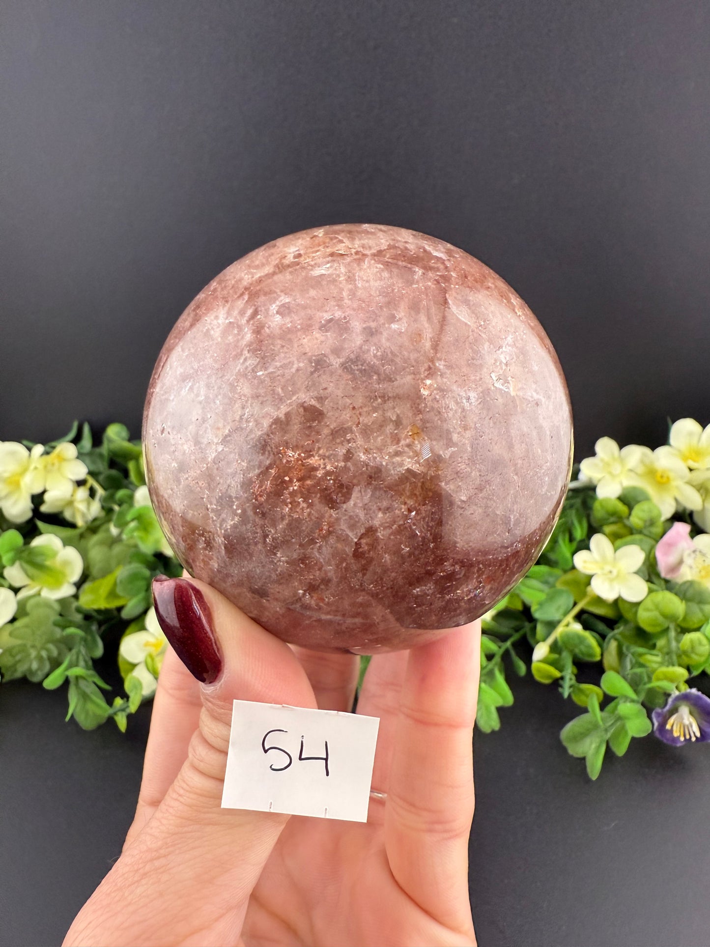 Strawberry Quartz Spheres