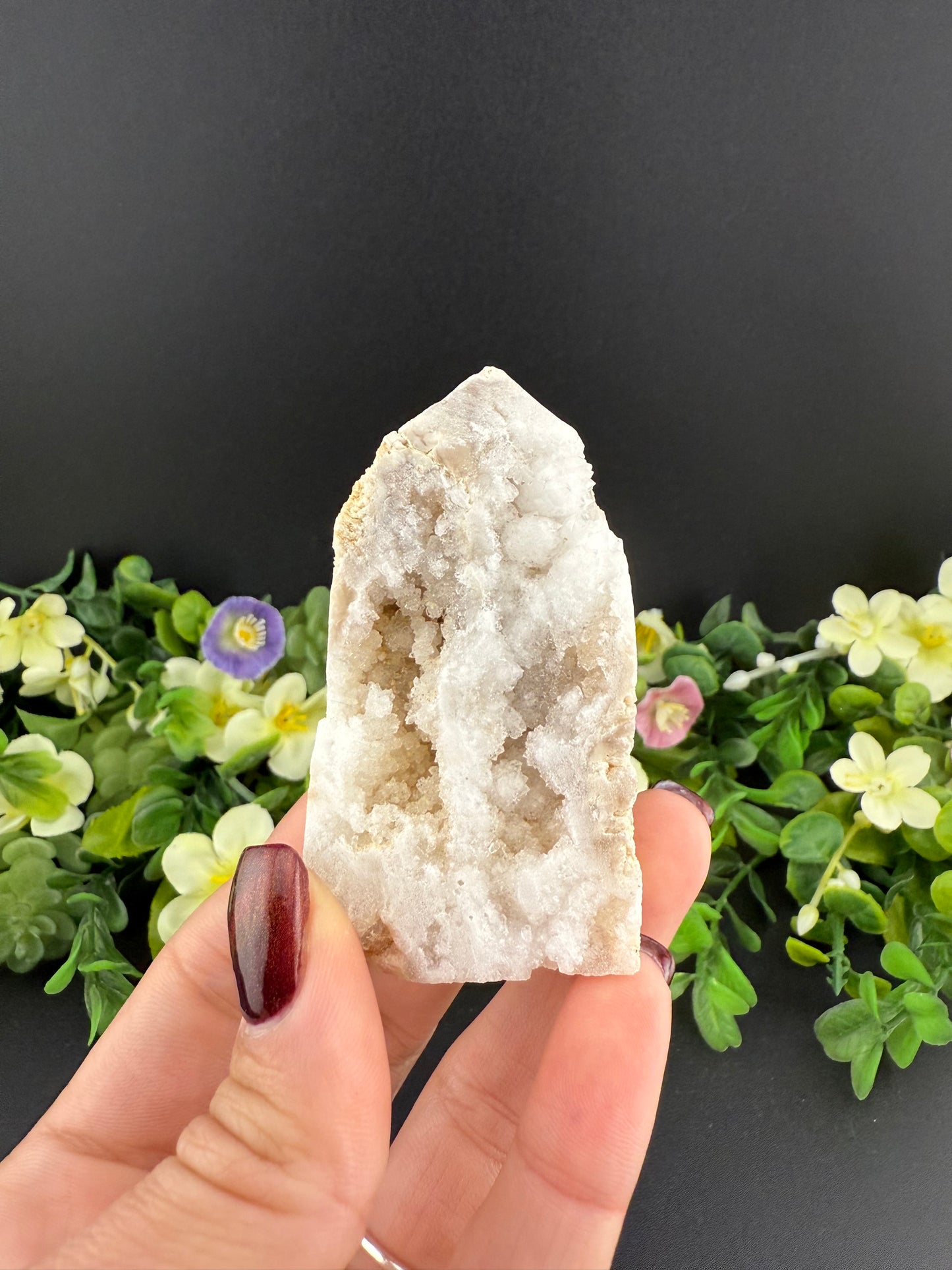 Druzy Quartz Tower