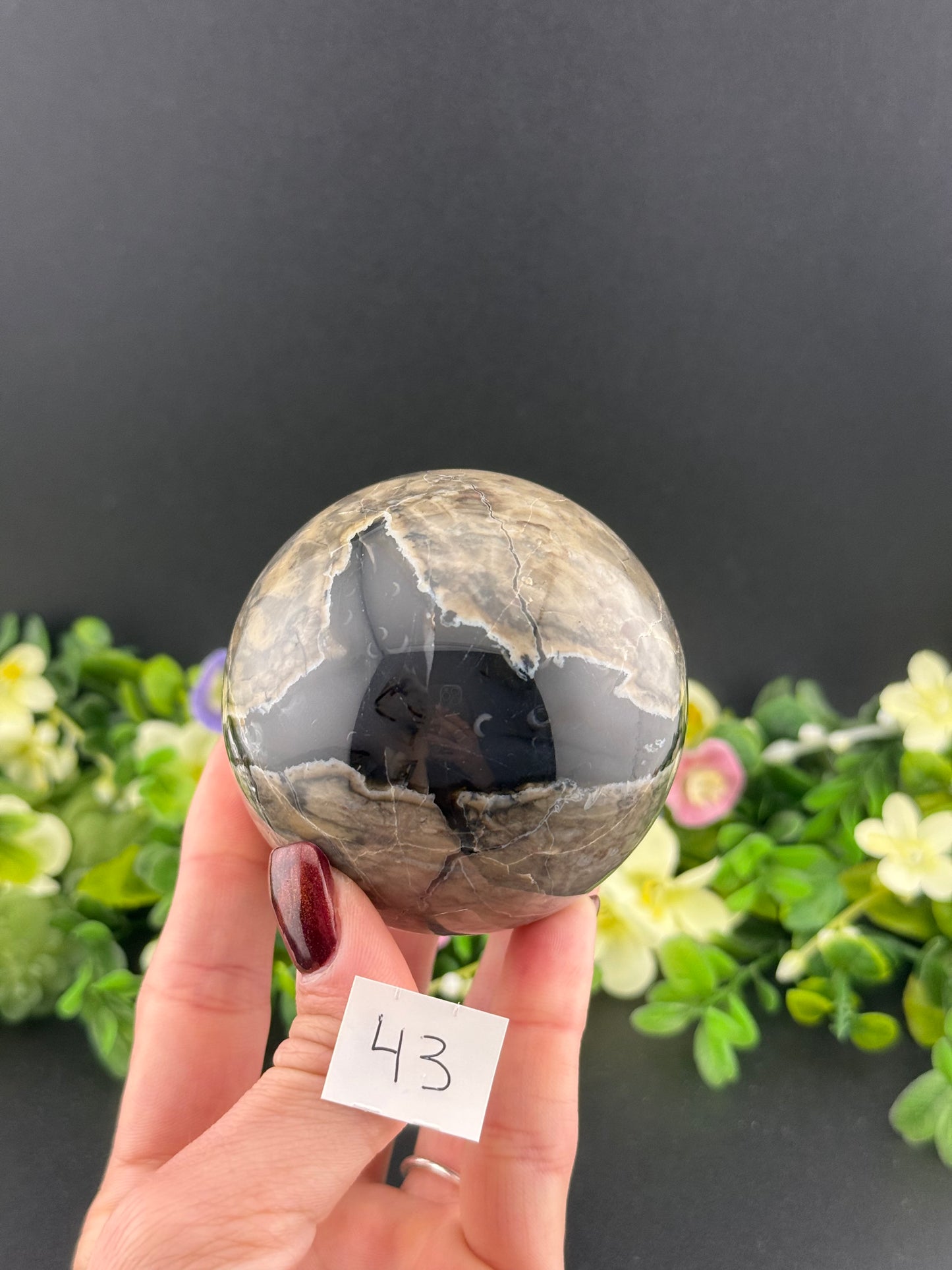Volcano Agate Spheres