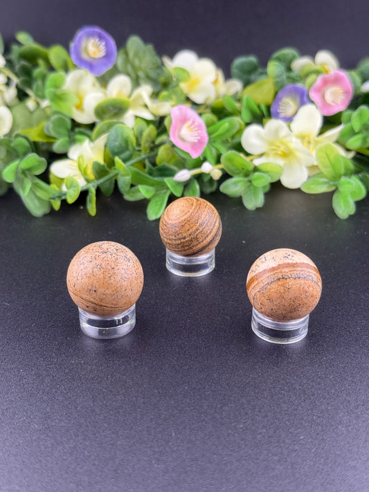 Mini Picture Jasper Spheres [Intuitively Chosen]
