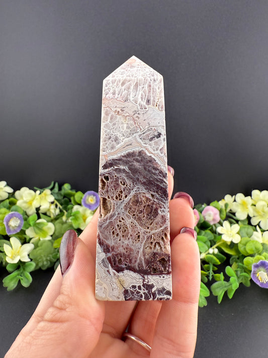 Mexican Crazy Agate Tower