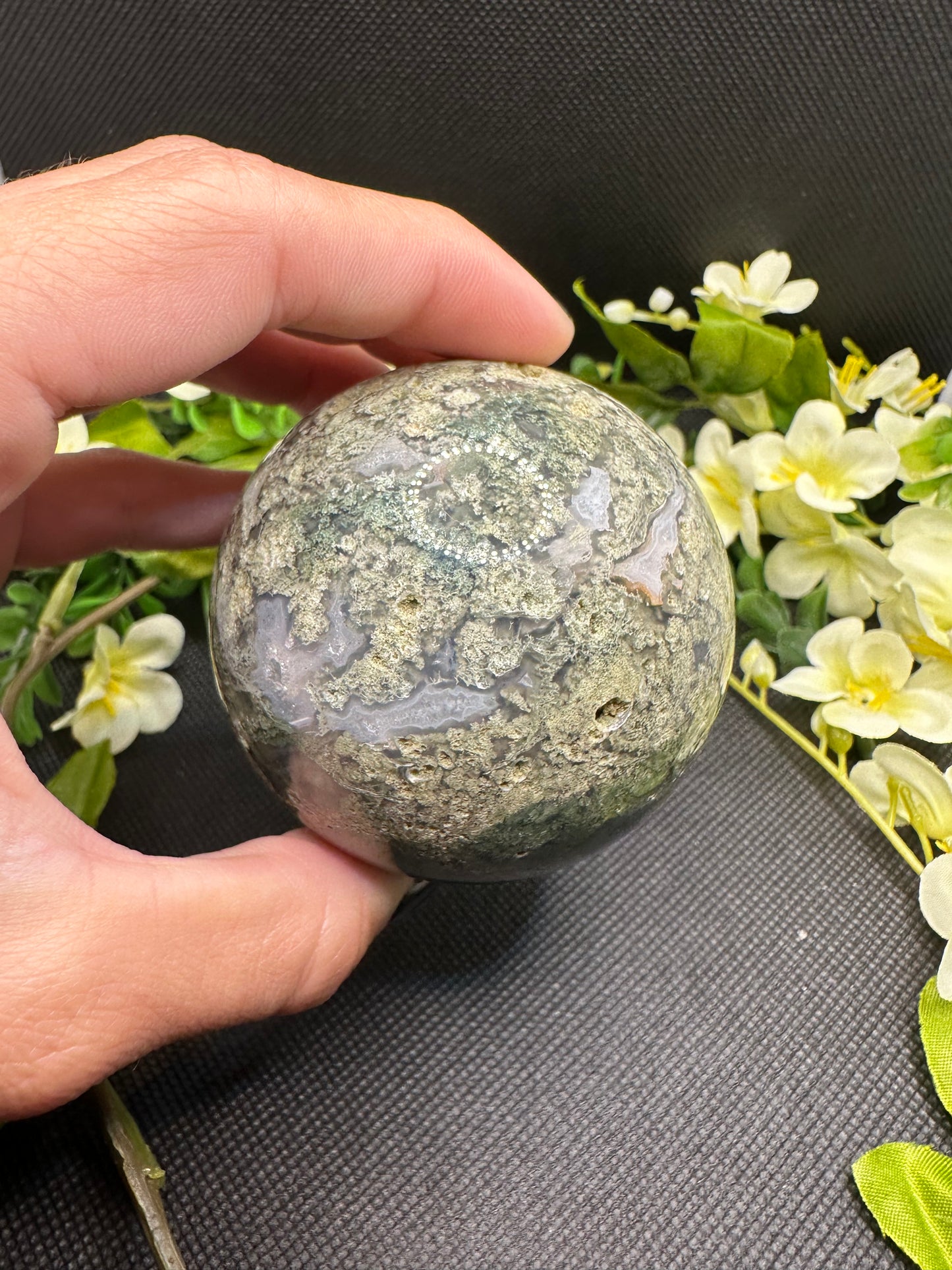 Moss Agate Sphere