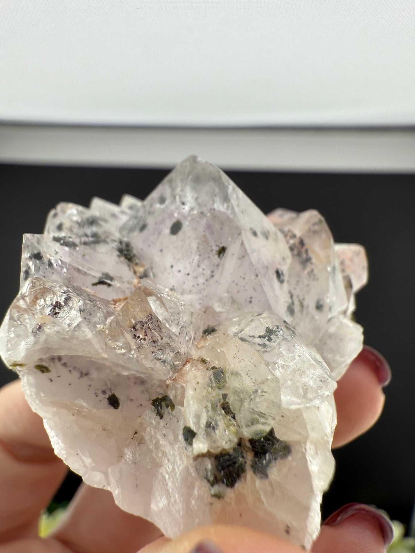 Garden Amethyst w/ Hematite & Epidote Inclusions (Rare)