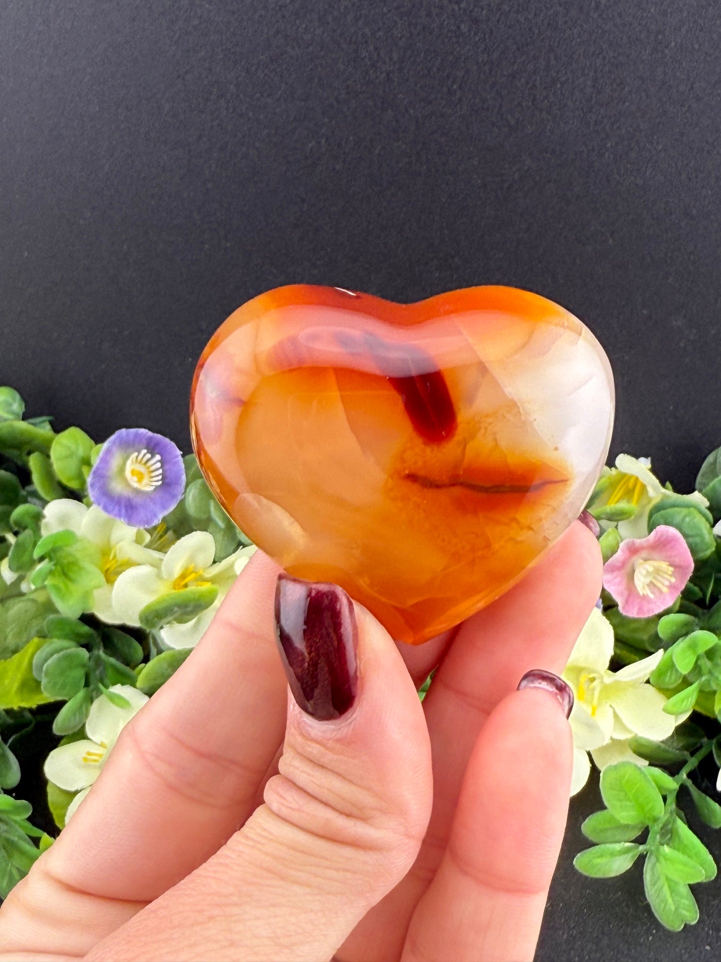 Small Carnelian Heart
