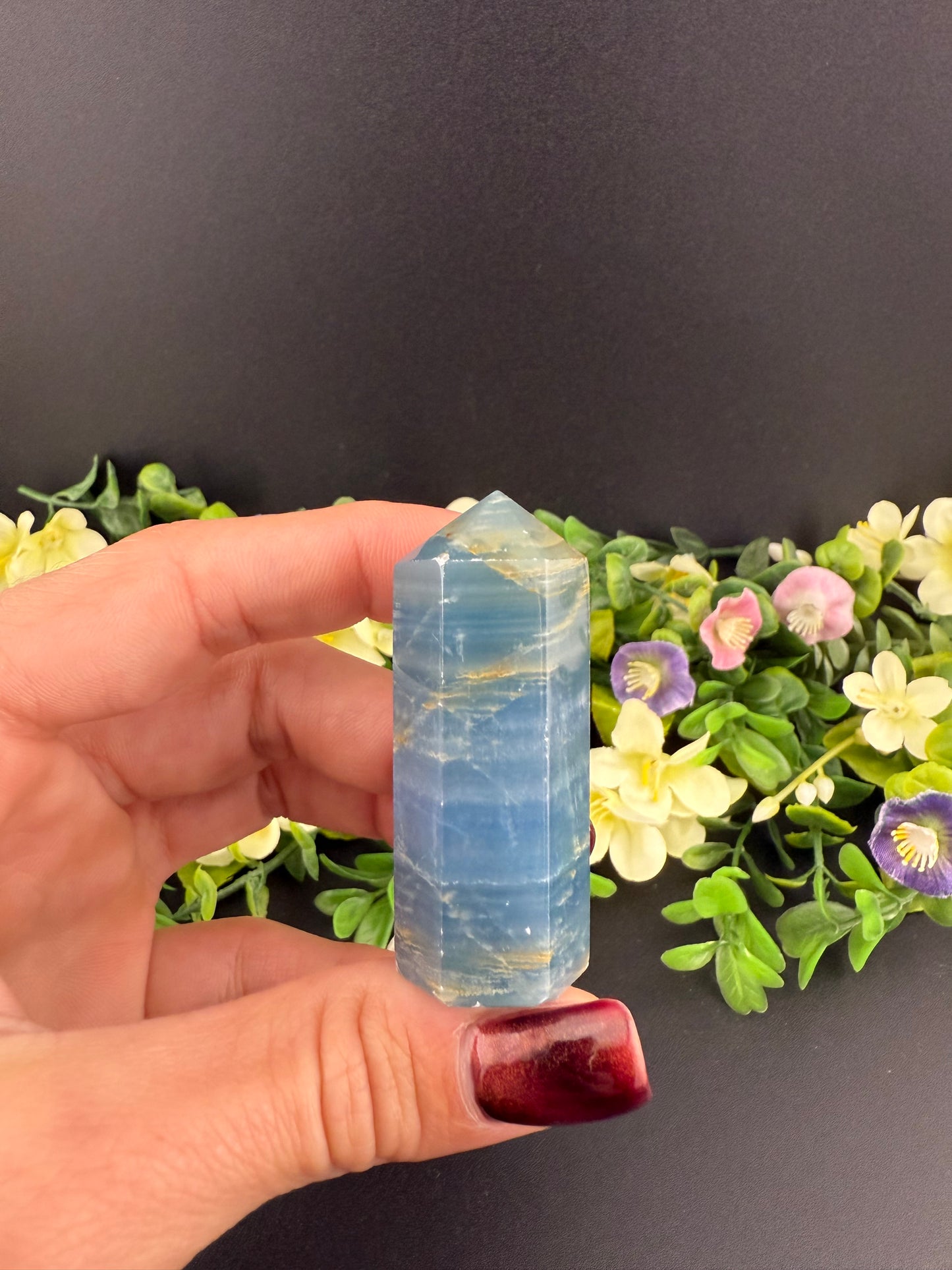 Small Blue Onyx Tower