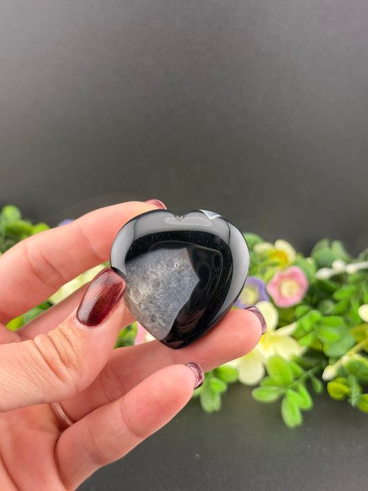 Black Agate Hearts [Intuitively Chosen]