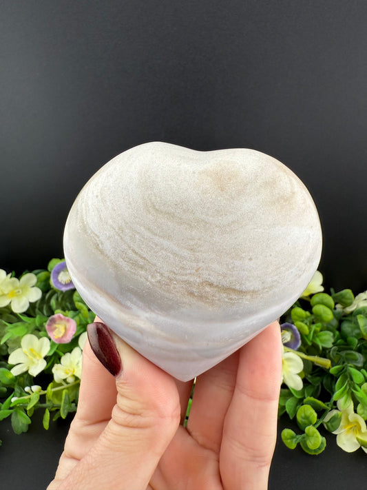 Ocean Jasper Heart