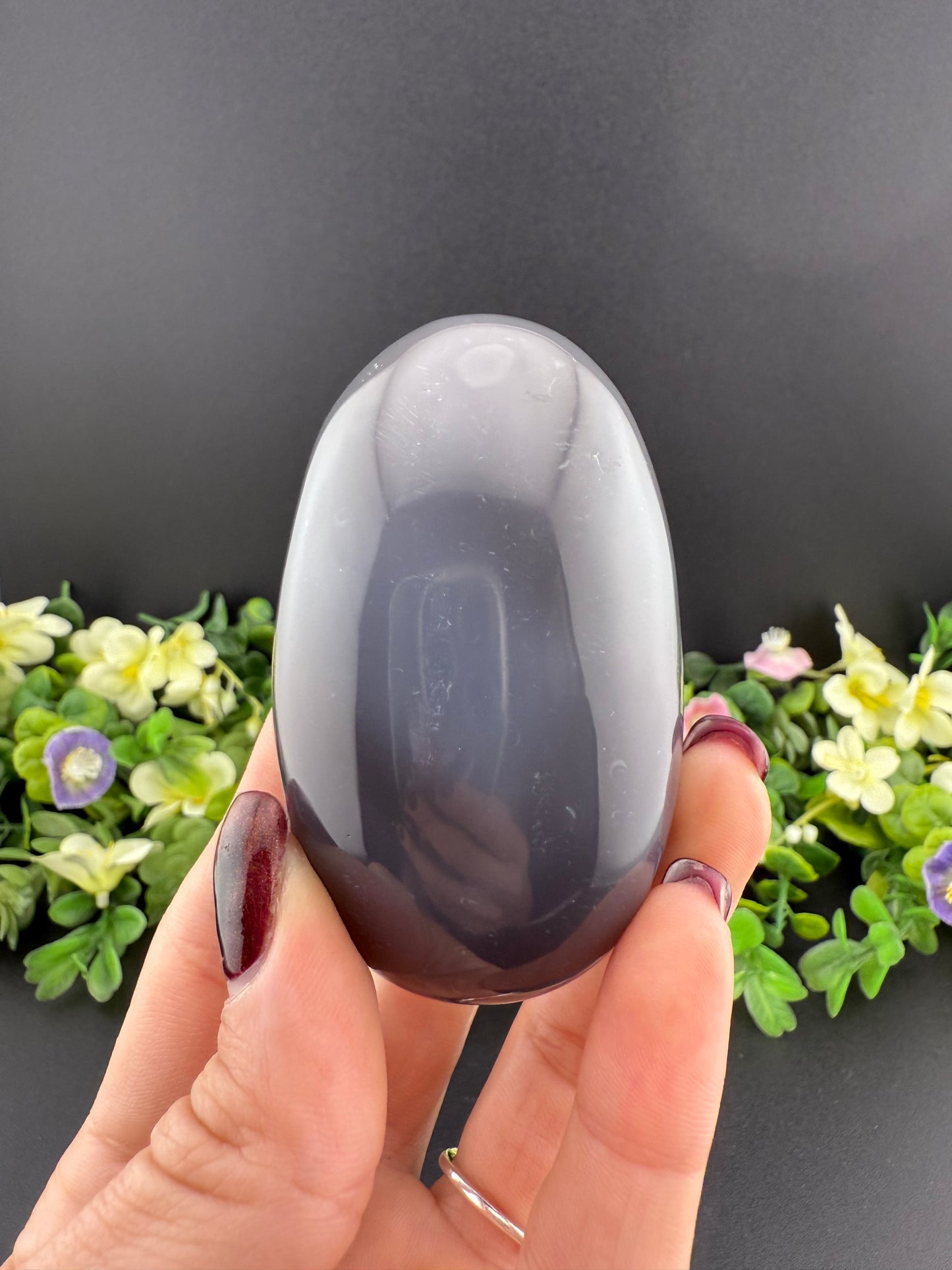 Skinny Orca Agate Palmstone
