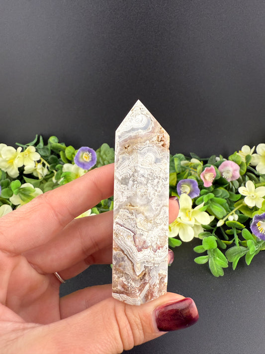 Crazy Lace Agate Tower